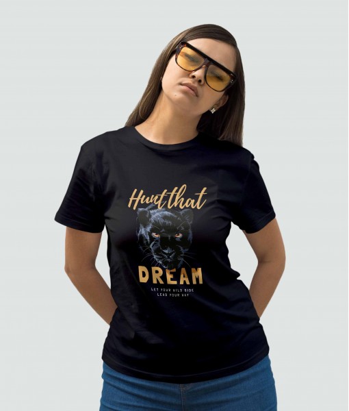 Дамска тениска с щампа Арт Hunt that dream